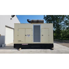2007 500KW Kohler 500REOZVB Enclosed Generator w Base Tank 480V Volvo 350 Hours Serviced & Tested