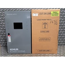 Kohler Power Systems Transfer Switch Enclosure 11" x 17.5" x 31" Internal Used