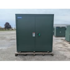 New Surplus 300 KVA Three-Phase Pad Mount Transformer Dual Voltage 12470GY/7200 X 22860GY/13200 to 208Y/120