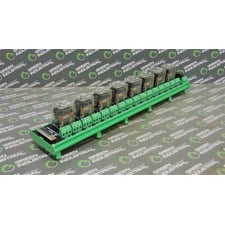 Westinghouse Emerson 5A22412H01 Ovation 8 Channel Relay Module Rev. E Used