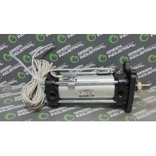 SMC CDBA1FN50-100-HN-A54L Cylinder 1.0MPa with 2 D-A54 Magnetic Reed Switch Used