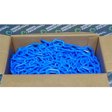 Mr. Chain 50006-100 2" General Use Blue Plastic Bulk Chain 100 Feet New NIB