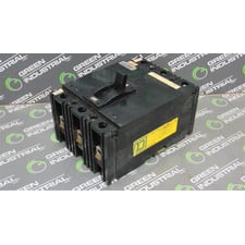 Square D FAL3601513M Circuit Breaker 15 Amps 600VAC Black Face Used