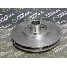 Unbranded Impeller 8" OD 6 Vanes 3.185" W 1.363" Bore 0.232" Keyway Width New