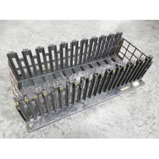 Gould / Modicon AS-H827-100 11 Slot Backplane Rack Chassis Used