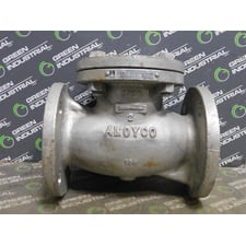2" Aloyco 17534 Stainless Steel Plug Valve Class 150 6" Flange Size Used