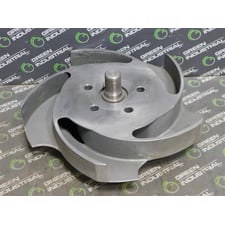 Durco 36846 5 Vane Impeller 11 in OD 3 in W Input ID 6.116 in CD4M Used