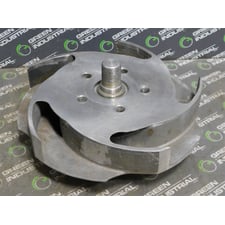 Durco 36846 5 Vane Impeller 10 in OD 3 in W Input ID 6.116 in CD4M Used