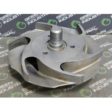 Durco 36877 5 Vane Impeller 8 in OD 2.49 in W 4.14 in Input ID CD4M Used