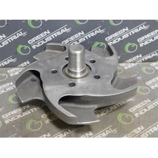 Durco 36862 5 Vane Impeller 7.5 in OD 2.175 in W 3.1 in Input ID CD4M Used