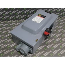 Square D HU362WH Non-Fusible Disconnect Series F05 60A Used