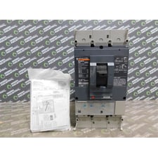 Merlin Gerin NSJ400N Circuit Breaker 600V STR 23 SP L,S with 32514/32515 Base