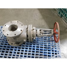 6" Aloyco Stainless Steel Gate Valve Class 150 CF8M Rising Stem Used