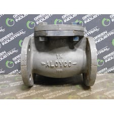  1-1/2" Aloyco 16771 Stainless Steel Swing Check Valve Body Class 150 CF8M Used