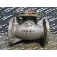 2" Stockham 156 Stainless Steel Swing Check Valve Body Class 150 CF8M Used