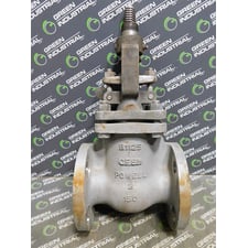 2" Powell B1125 Stainless Steel Gate Valve Class 150 CF8M No Handle Used