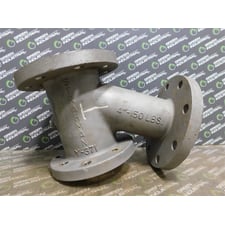 4" Strahman Y-371 Stainless Steel Y Pipe Junction CL150 Used