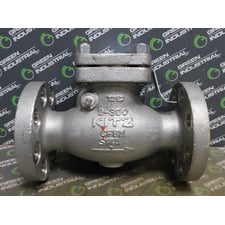 2" KITZ 300UOAM Stainless Steel Swing Check Valve Body Class 300 CF8M Used
