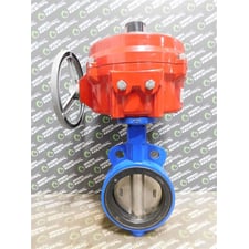 Bray Controls & DelTech 5" Actuated Butterfly Valve 70-0082-113D0-536/A Used
