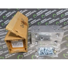 Selling Precision A3P24S Alum Std Parallel Manifold 2 Station 4" Spacing SAE New