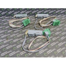 Lot of 3 Foxboro P0500RY I/A Series Termination Cable Assemblies Rev. K Used
