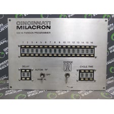 Cincinnati Milacron 10-001B 16x16 Parison Programmer 10-002A Used