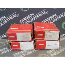 Lot of 4 MRC R16ZZ Deep Groove Ball Bearing 1" Bore 2" OD 0.5" Width New