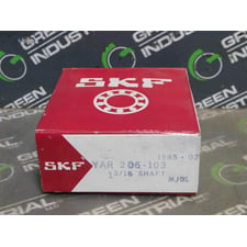 SKF YAR 206-103 Insert Ball Bearing 1.1875 in Bore 1-3/16 in New