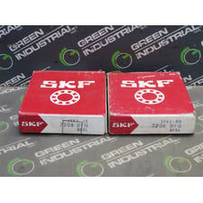 Lot of 2 SKF 7208BYG Angular Contact Ball Bearings 40mm Bore 80mm OD 18mm W New