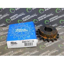 Martin 60BS17HT 1 1/2 Roller Chain Sprocket 1.5" Bore 4.462" OD New