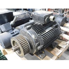 Indramat 1AD 160L-B302-4A111 Ayscnchronous Servo Motor 6000rpm 127/220V 3Ph Used