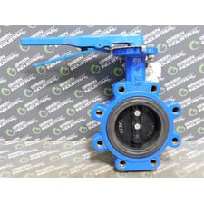 4" ABZ 102-687 Resilient Seated Butterfly Valve Full Lug Style Body Used