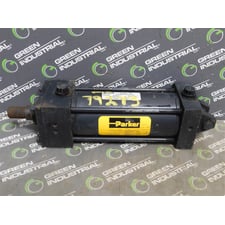 Parker 02.50 CBB2AUS34AC 5.000 Heavy Duty Pneumatic Cylinder 250 PSI Used