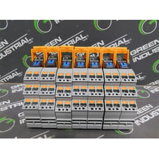 Lot of 7 Phoenix Contact 2900 93 1 Relay Bases with 2987943 Relays Used