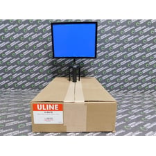 U-Line H-6418 Crowd Control Sign with Bracket 11" x 8-1/2" Blank Frame New