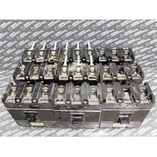 Lot of 9 Damaged Westinghouse F Frame Breaker J2225x2 J3200x3 J3150x4 Used