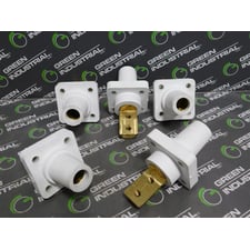 Lot of 5 EATON Crouse Hinds E1016-1730BB Female Receptacle 600VAC/DC 400A Used