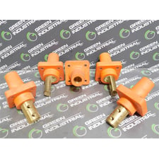 Lot of 5 EATON Crouse Hinds E1016-1728BB Female Receptacle 6000VAC/DC 400A Used