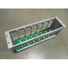 RBB Systems RAK-1 7 Slot Chassis Backplane Rack Module Rev. A Used