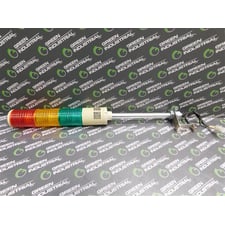 Q-Light Co. ST56L-BZ-3 LED Light Tower 24VDC Cracked See Pictures Used