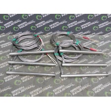 Lot of 6 Tempco HDC11882 Cartridge Heaters 240V 200W 7.125" L 0.496" Dia New