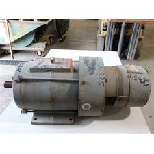 General Electic 5 HP Motor 184T Frame 460V 1735 RPM 5K184KK2544 w/FMC Brake Used