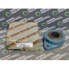 Dodge F2B-LT7-108 2-Bolt Flange Plain Sleeve Bearing Unit 1-1/2 in Bore New