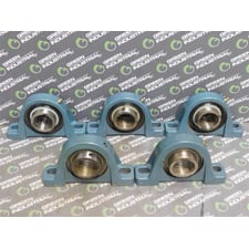 Lot of 5 Dodge P2B-SC-111 Pillow Block Ball Bearing Units 1-11/16" Bore Used