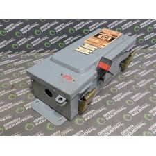 Square D HU361AWKEI Safety Switch Series E1 30A 600VAC/DC Type 3,3R,12 Encl Used