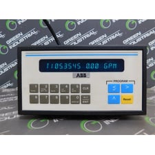 ABB 57630-420 Flow Meter Control Panel R-420 Rev. No. 07 115V .2A Input Used