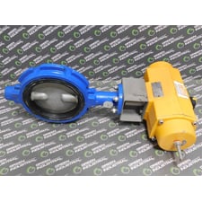 Bettis/Grinnell Actuated Butterfly Valve DS0200.B2A04K.22K0 WC-827A-7 6" Used