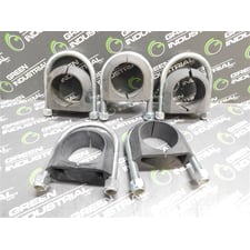 Lot of 5 ZSi UB1 1/2PA Alpha Series Cushioned U-Bolts 1-1/2" Used
