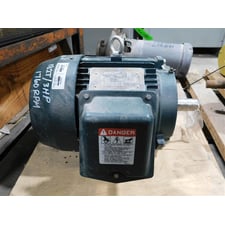 Toshiba 0034XDSB41A-P Motor 3 HP 2.2kW 1760 RPM 3600 max. RPM Damaged Fin Used