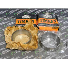 Lot of 2 Timken 65500 Tapered Roller Bearing Cups 5 in OD 1.375 in W Rusty New